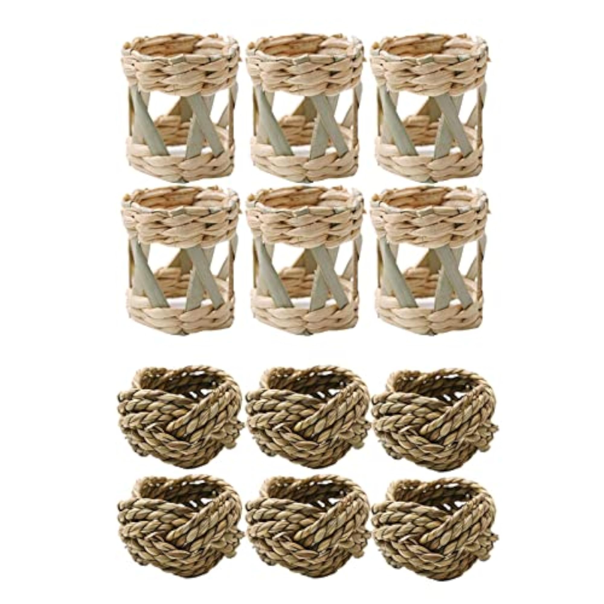 12 Handmade Napkin Rings for Kitchen Dinner Table Gatherings